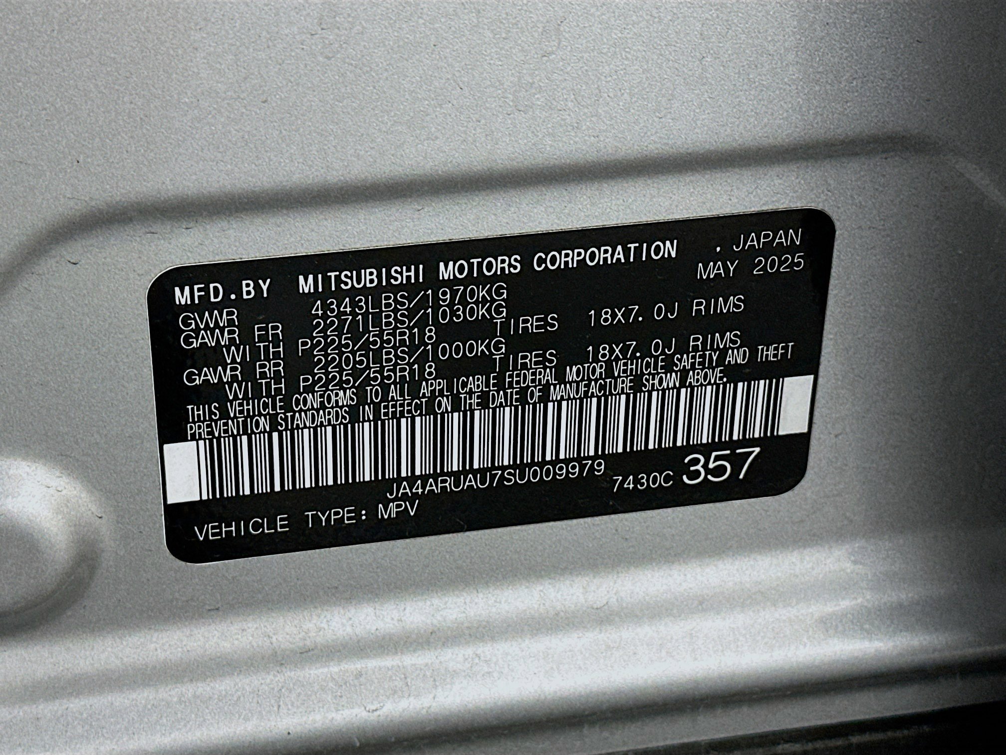 Used 2025 Mitsubishi Outlander Sport LE AWD/4WD image 12