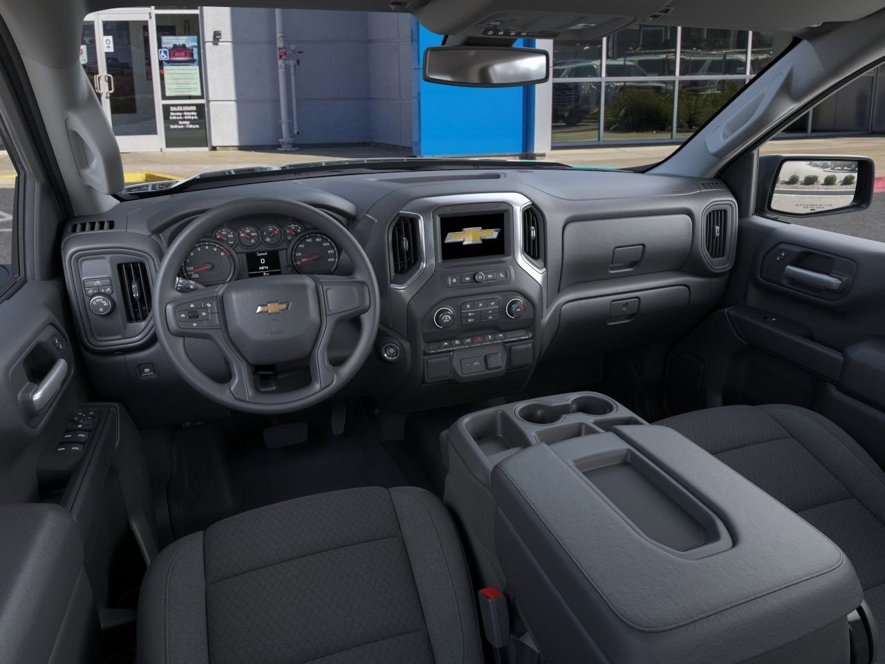 New 2026 Chevrolet Silverado 1500 Custom w/ Turbomax Blackout Package RWD image 16