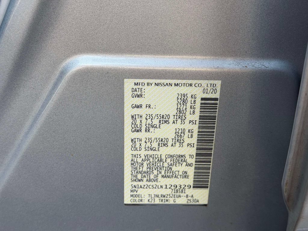 Used 2020 Nissan Murano SL w/ Moonroof Package AWD/4WD image 18