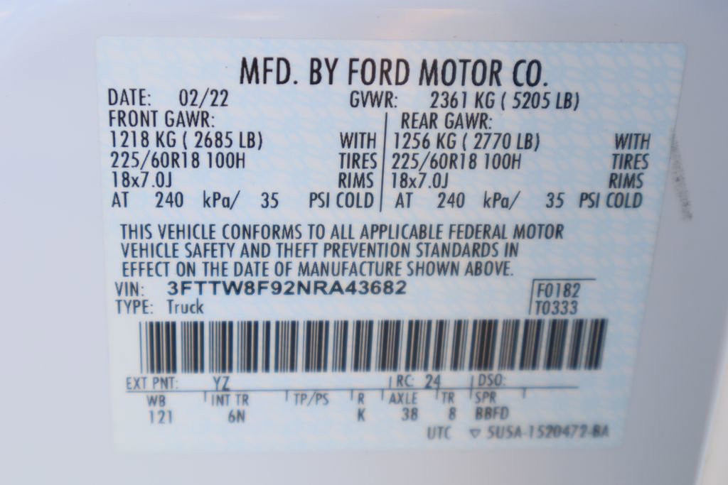 Used 2022 Ford Maverick Lariat w/ Equipment Group 500A Standard image 29