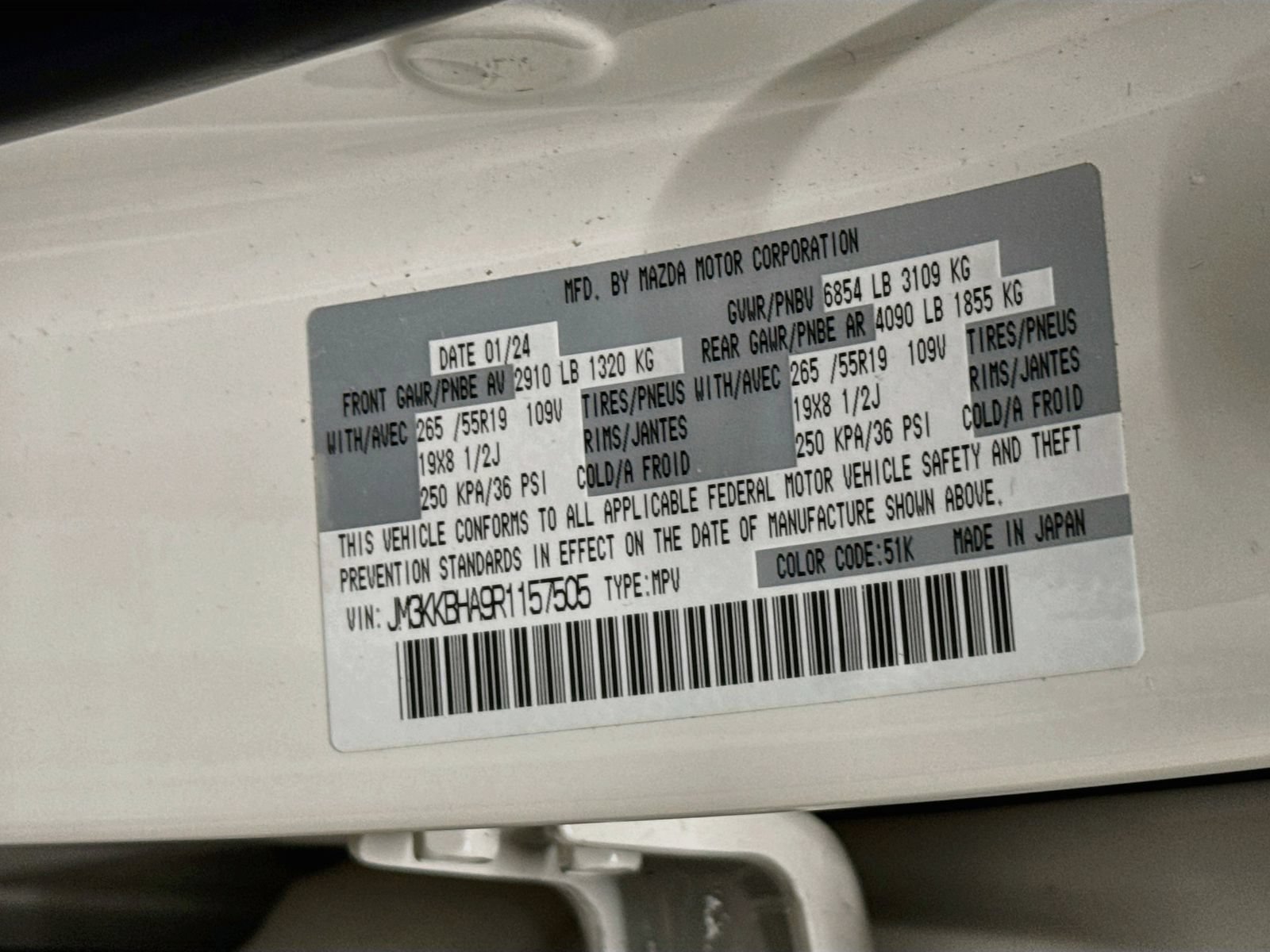 Used 2024 MAZDA CX-90 Plug-In Hybrid w/ Preferred AWD/4WD image 36