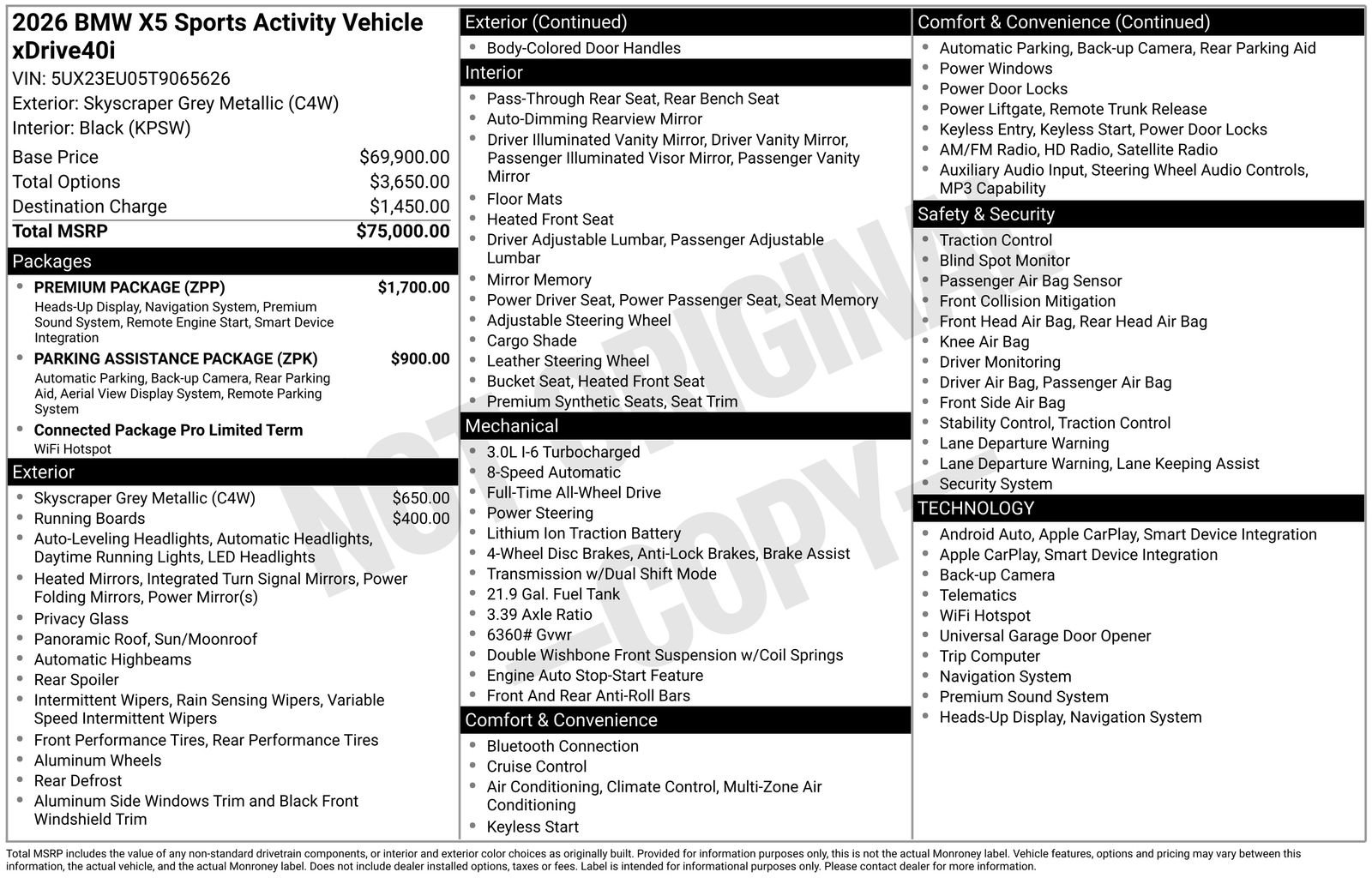 Used 2026 BMW X5 xDrive40i image 8