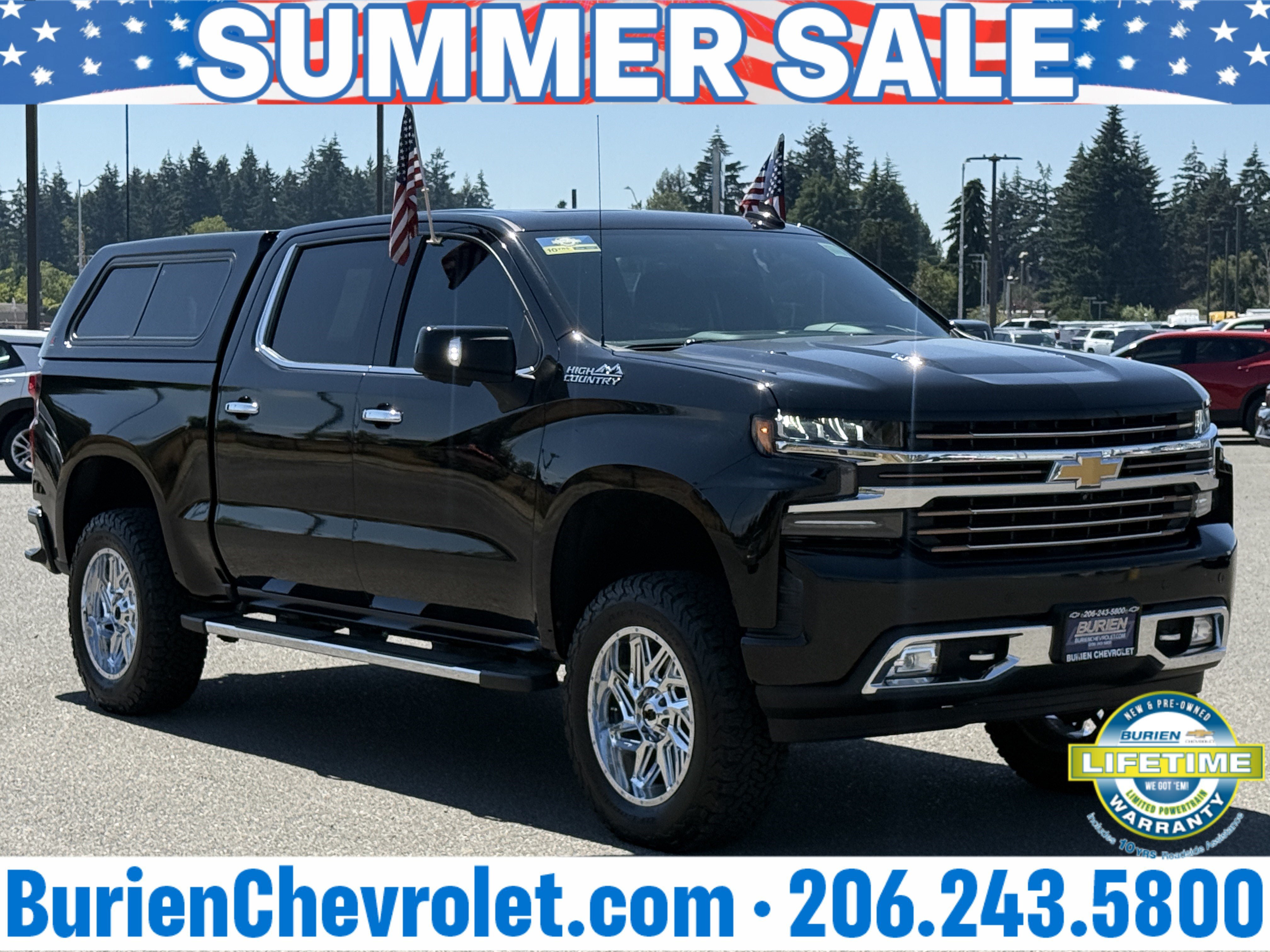 Used 2020 Chevrolet Silverado 1500 High Country w/ Technology Package AWD/4WD image 7