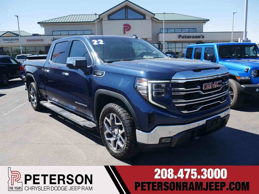 Used 2022 GMC Sierra 1500 SLT w/ SLT Premium Plus Package AWD/4WD image 1
