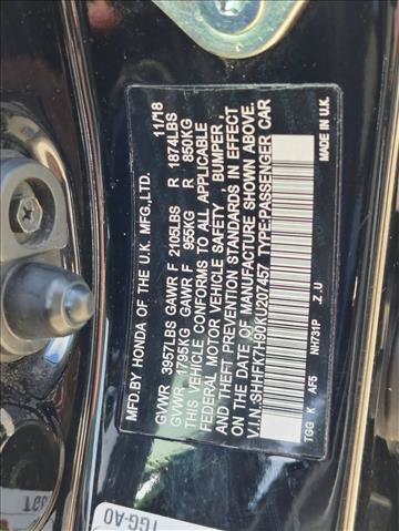 Used 2019 Honda Civic Sport Touring image 26