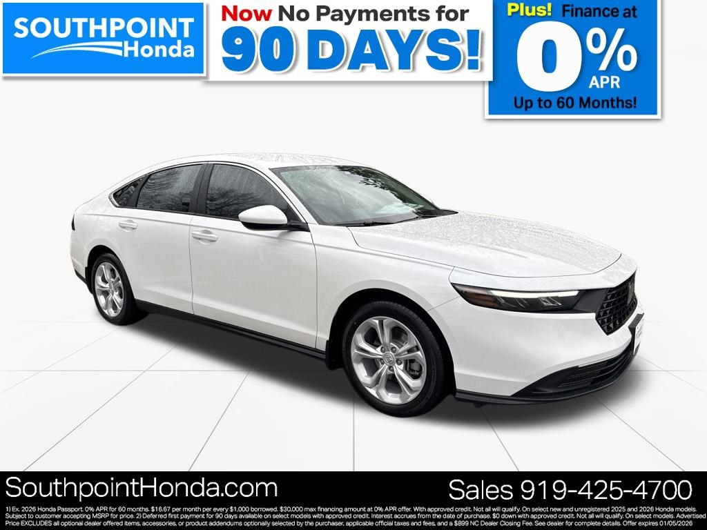 New 2025 Honda Accord LX