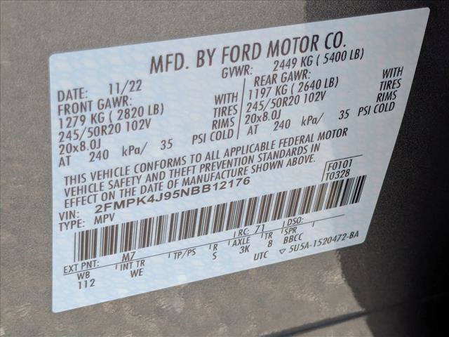 Certified 2022 Ford Edge ST-Line AWD/4WD image 25