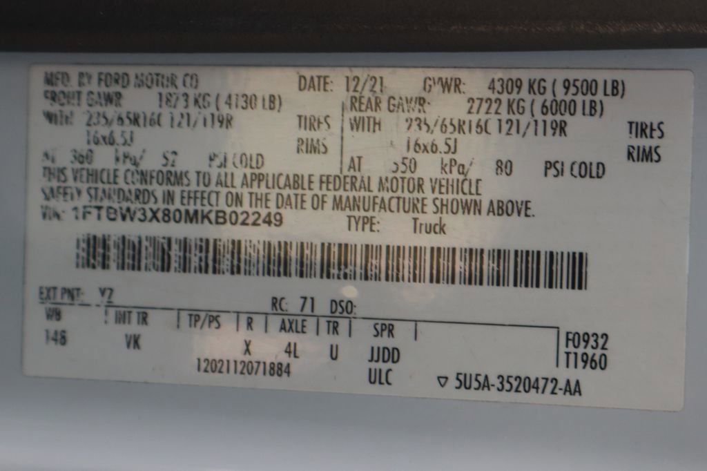 Used 2021 Ford Transit 350 148 High Roof Extended RWD image 46