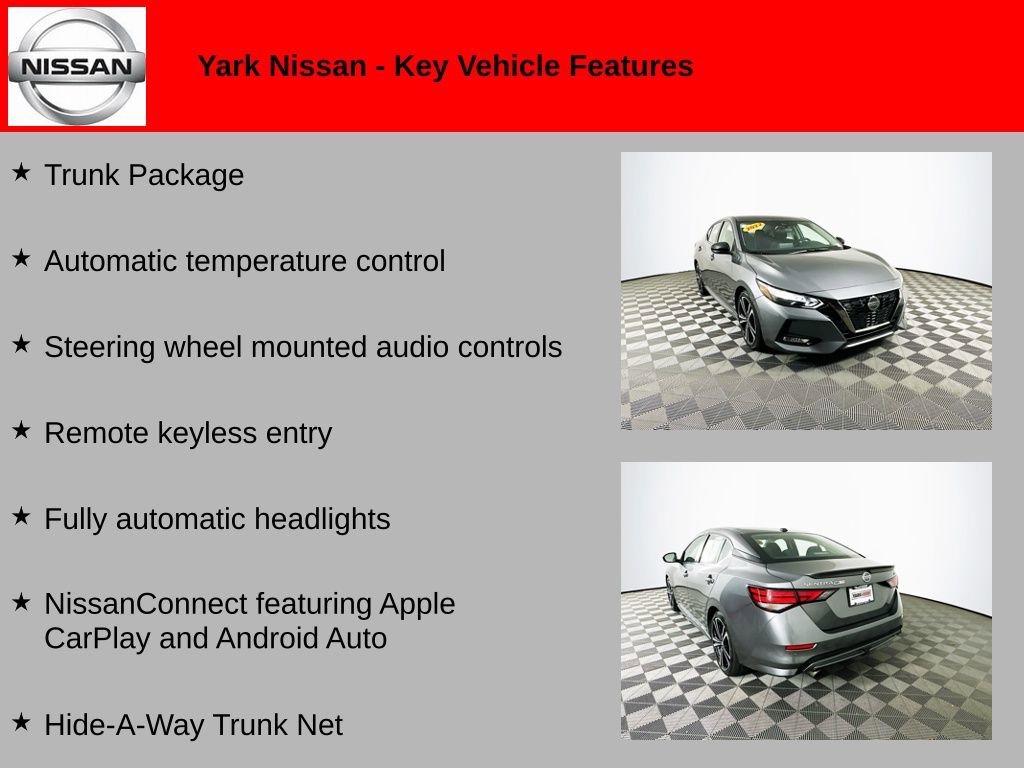 Used 2022 Nissan Sentra SR w/ Trunk Package image 2