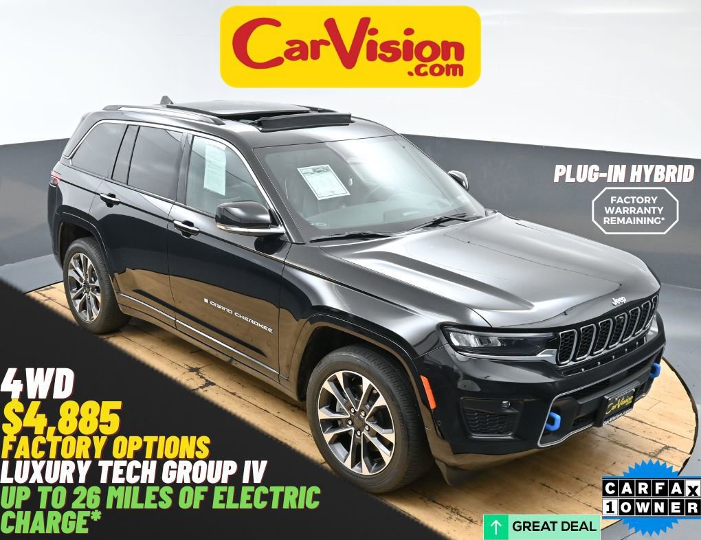 Used 2023 Jeep Grand Cherokee Overland w/ Advanced Protech Group III AWD/4WD image 1