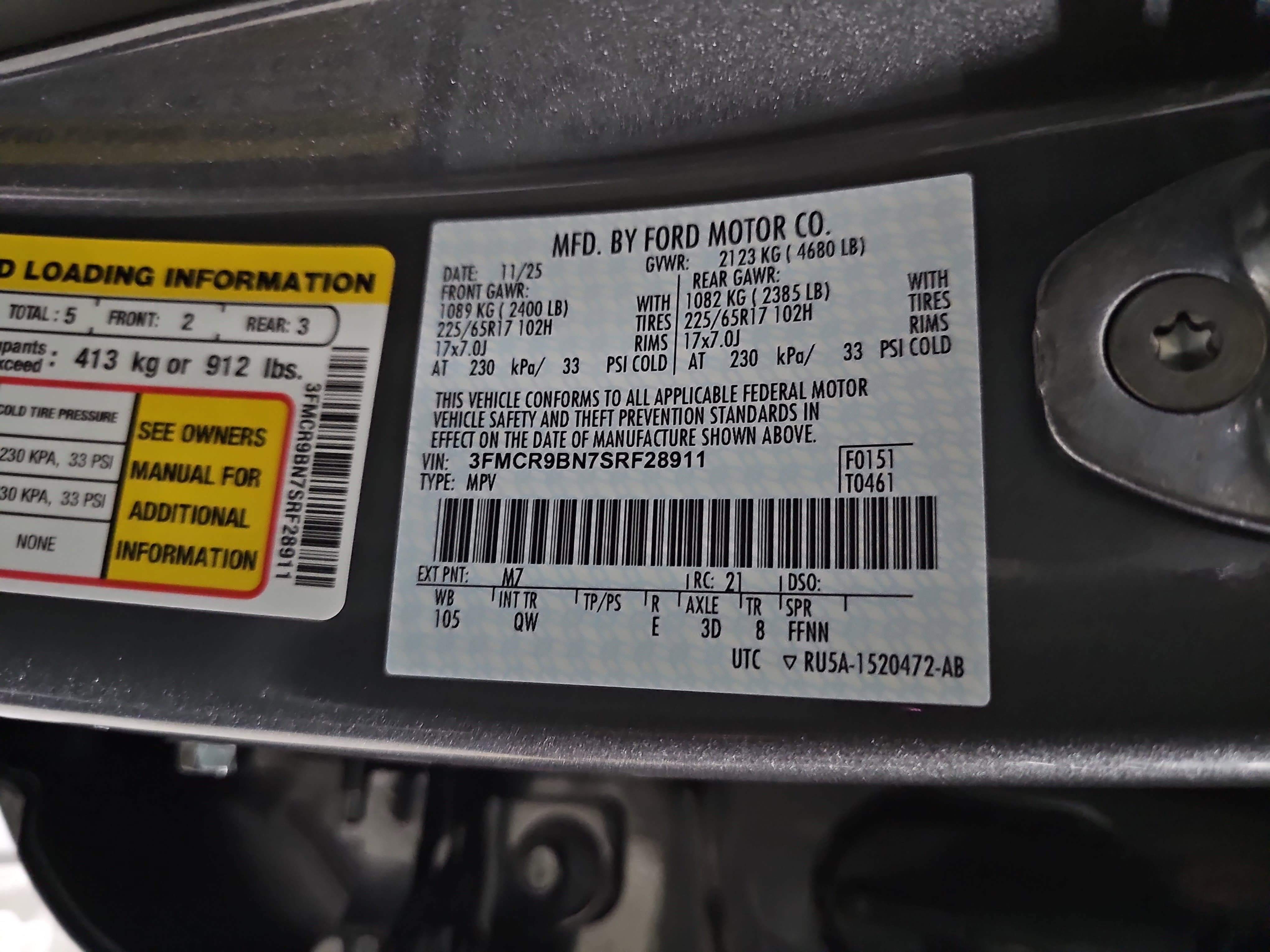 Used 2025 Ford Bronco Sport Big Bend w/ Convenience Package image 36