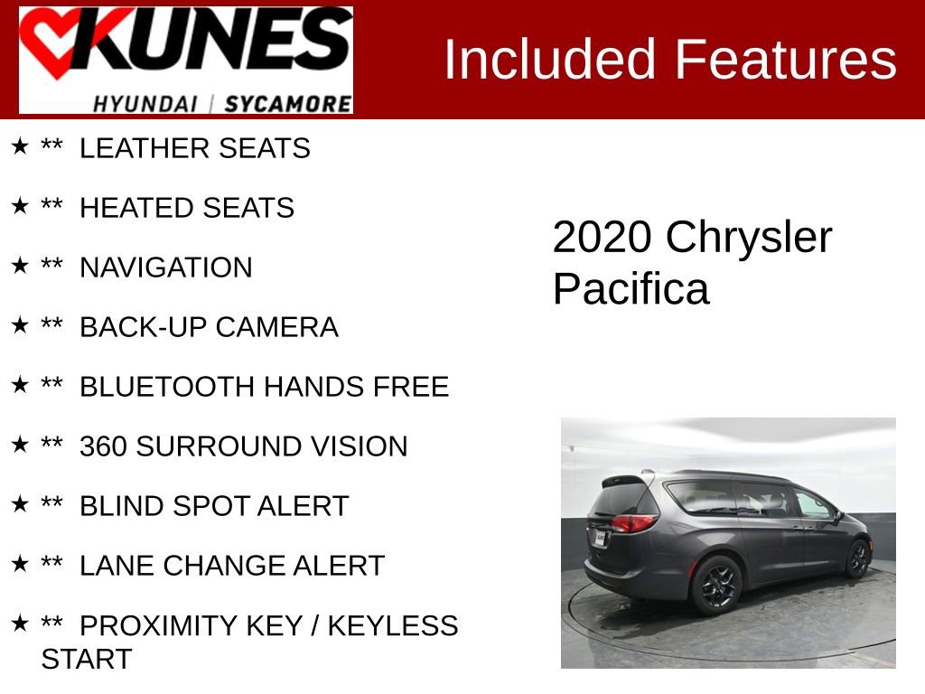 Used 2020 Chrysler Pacifica Touring-L Plus FWD image 2