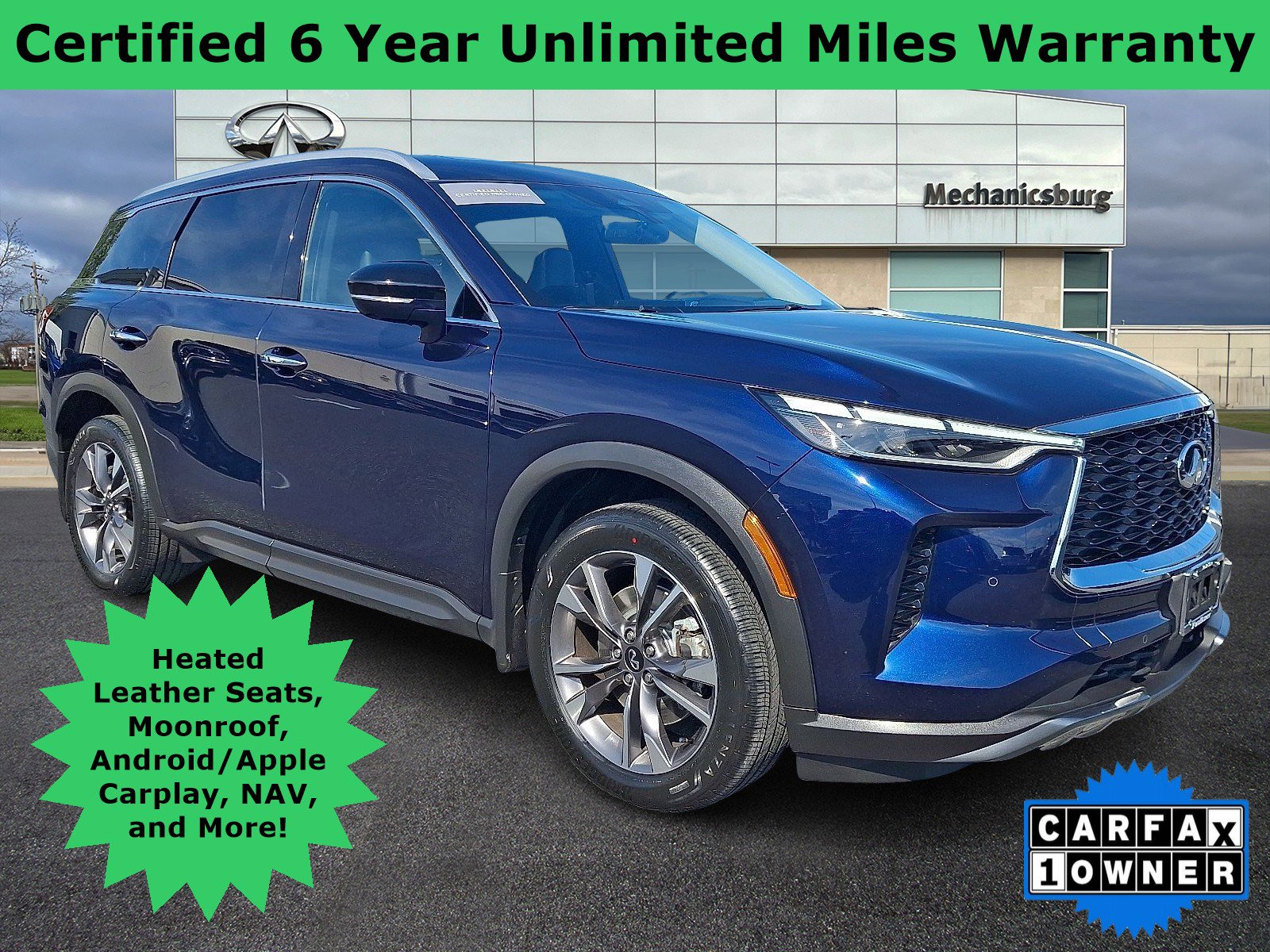 Certified 2022 INFINITI QX60 Luxe w/ Cargo Package