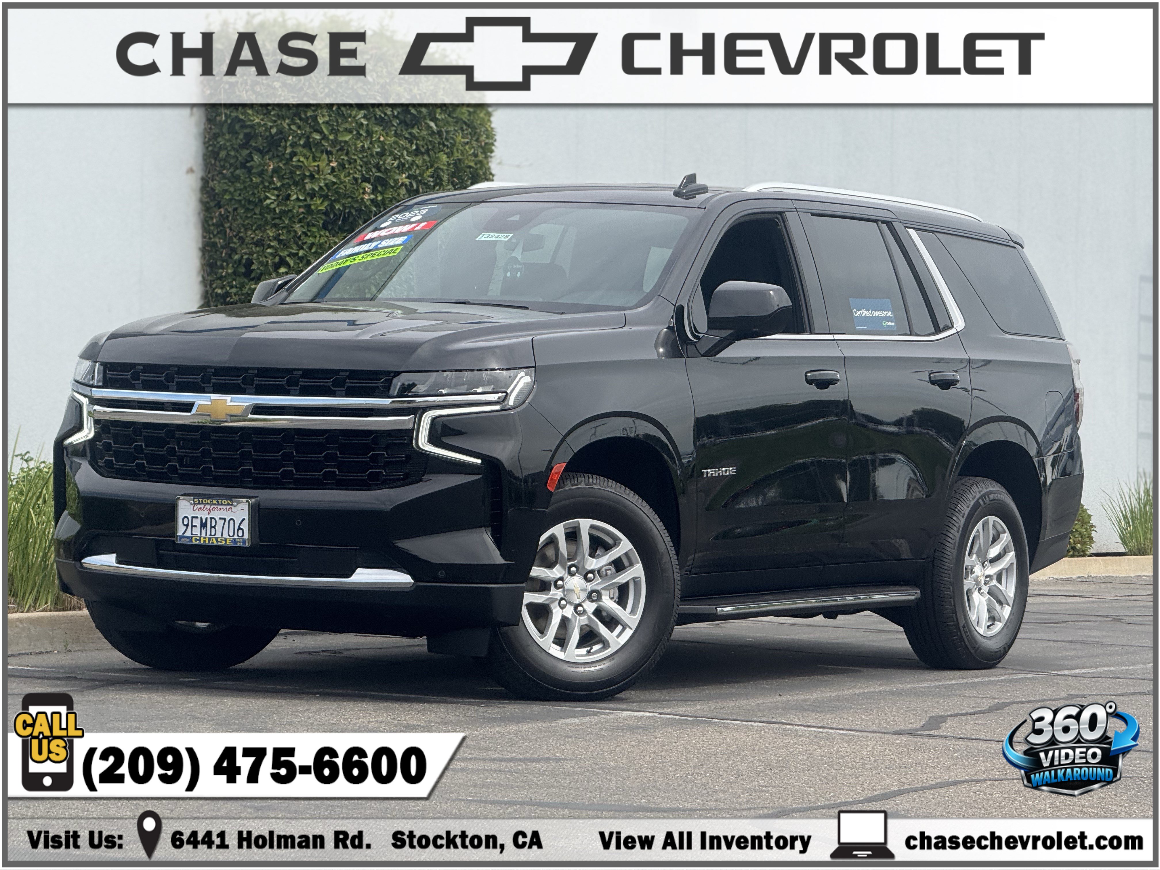 Used 2023 Chevrolet Tahoe LS RWD image 1
