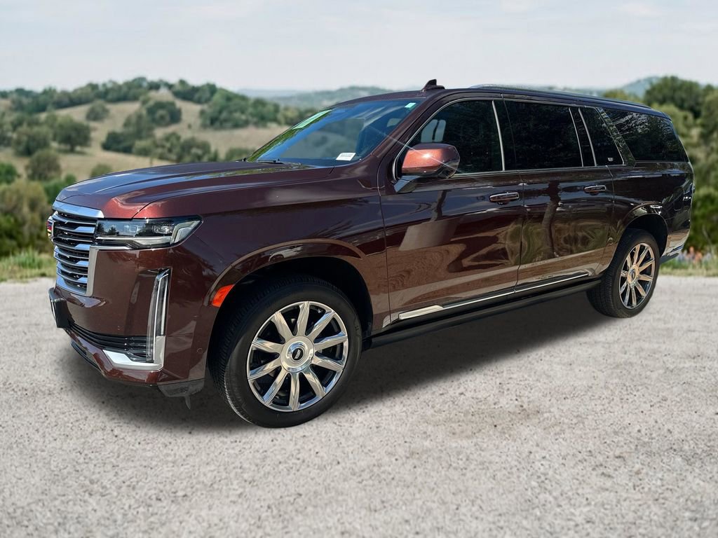 Used 2023 Cadillac Escalade ESV Premium Luxury Platinum w/ Heavy-Duty Trailer Package AWD/4WD video 3
