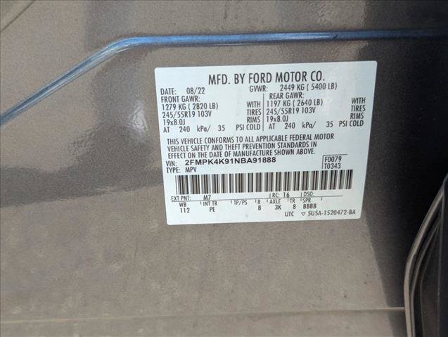 Used 2022 Ford Edge Titanium w/ Equipment Group 301A AWD/4WD image 25