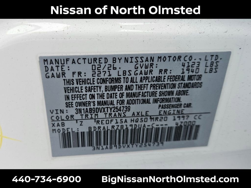 New 2026 Nissan Sentra SR w/ SR Premium Package FWD image 18