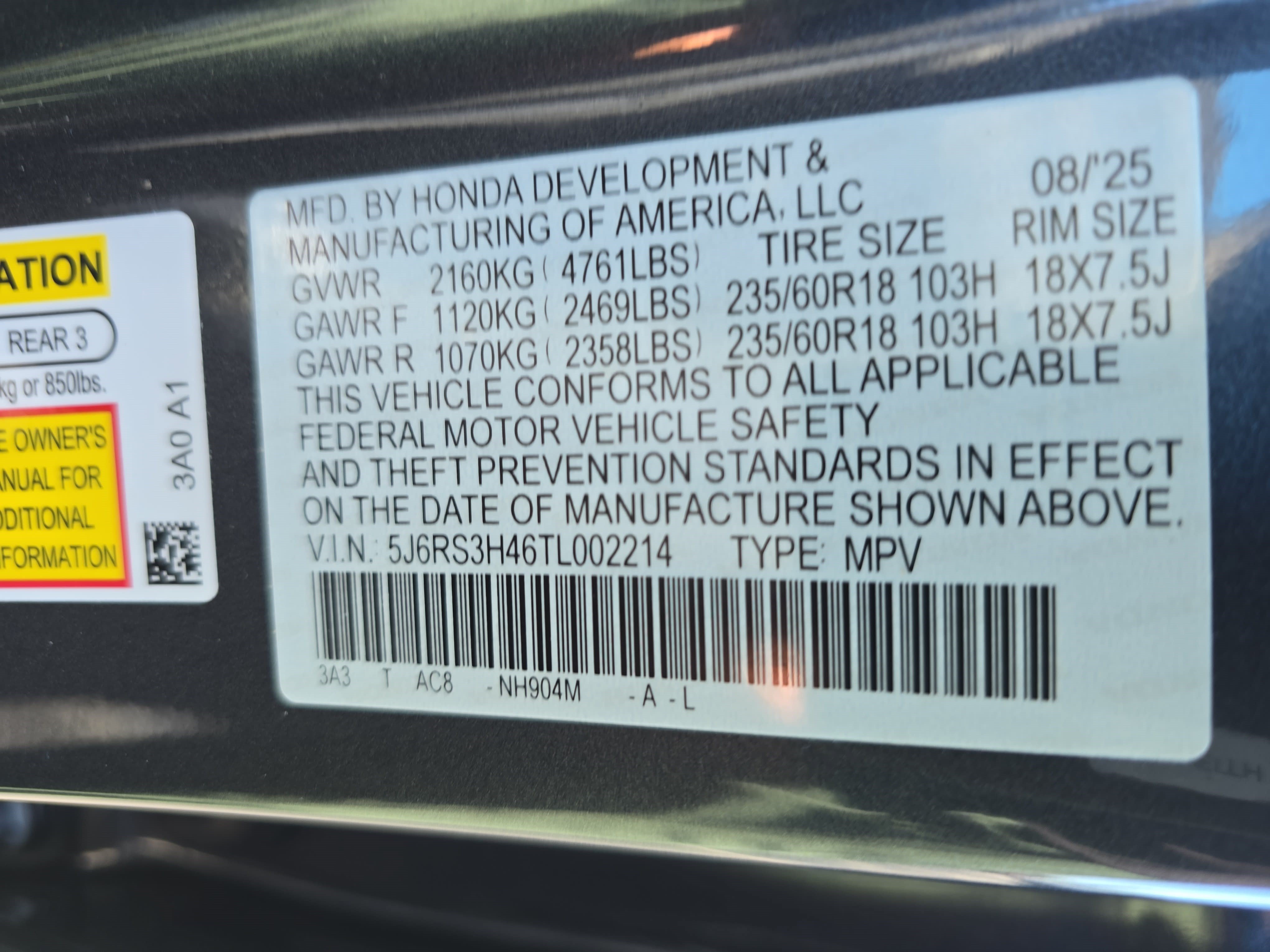 Certified 2026 Honda CR-V EX image 34