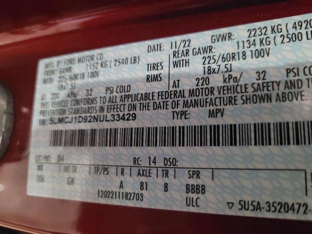 Used 2022 Lincoln Corsair AWD w/ Equipment Group 101A image 33