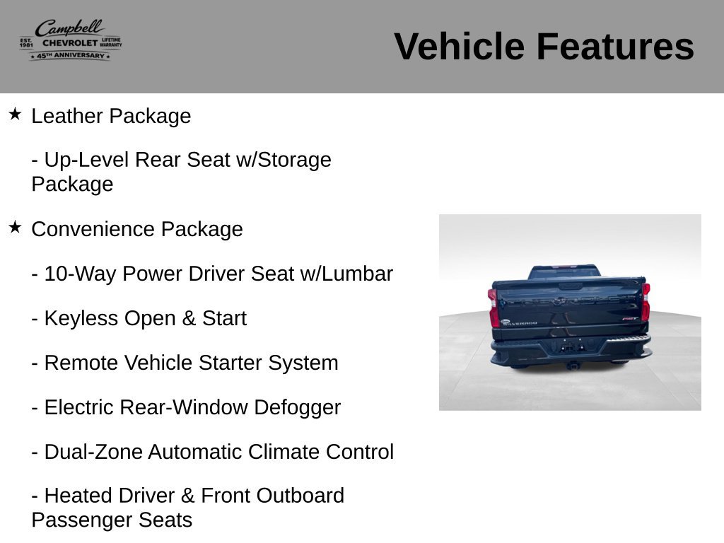 Used 2023 Chevrolet Silverado 1500 RST w/ Convenience Package II AWD/4WD image 26