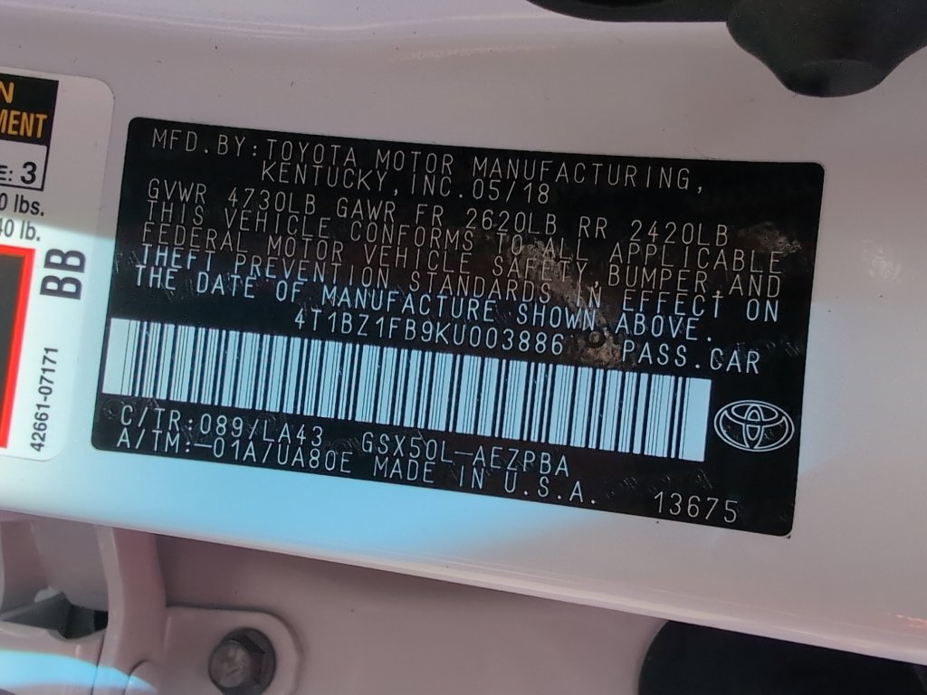 Used 2019 Toyota Avalon Limited w/ All Weather Liner Package FWD image 23