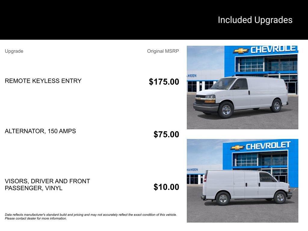 New 2025 Chevrolet Express 2500 w/ Driver Convenience Package RWD image 6
