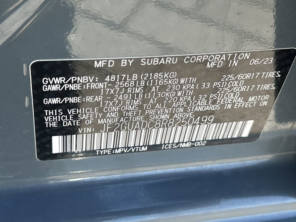 Certified 2024 Subaru Crosstrek 2.0i Premium image 28