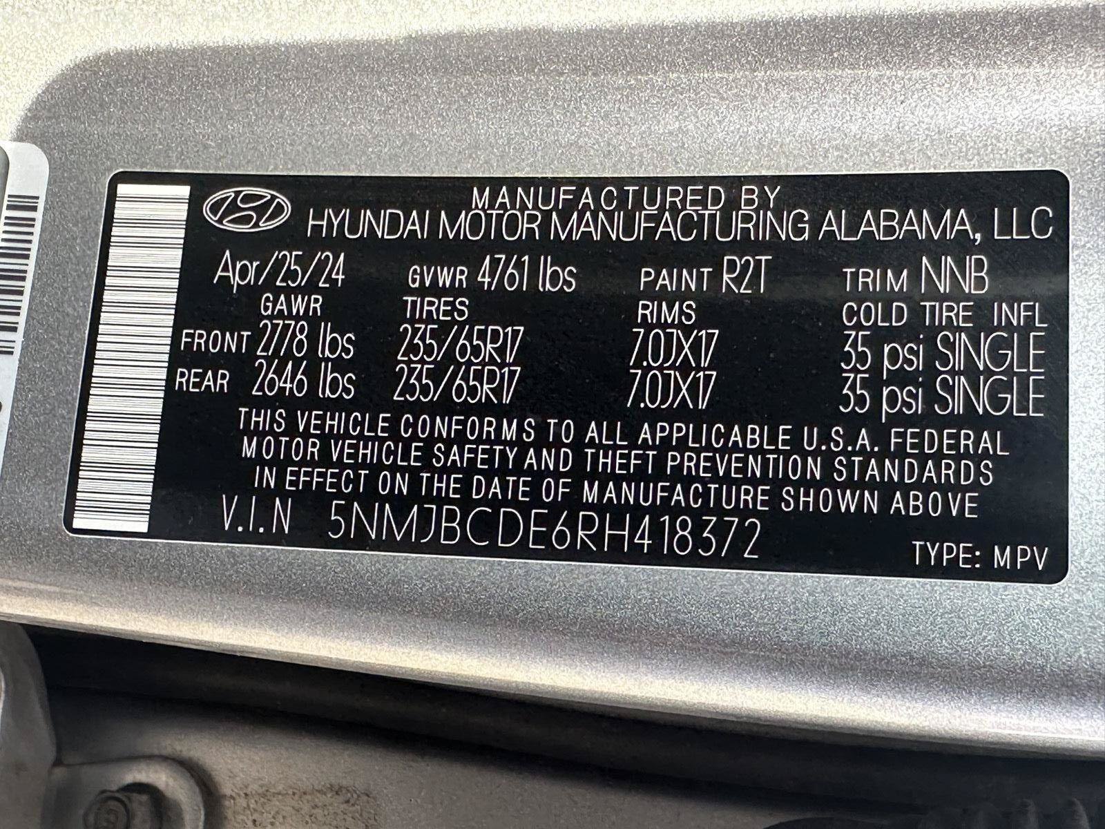 Certified 2024 Hyundai Tucson SEL AWD/4WD image 15