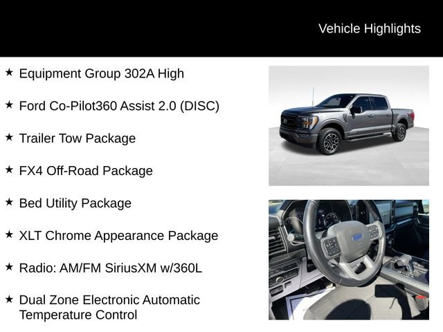 Used 2022 Ford F150 XLT w/ Equipment Group 302A High image 8