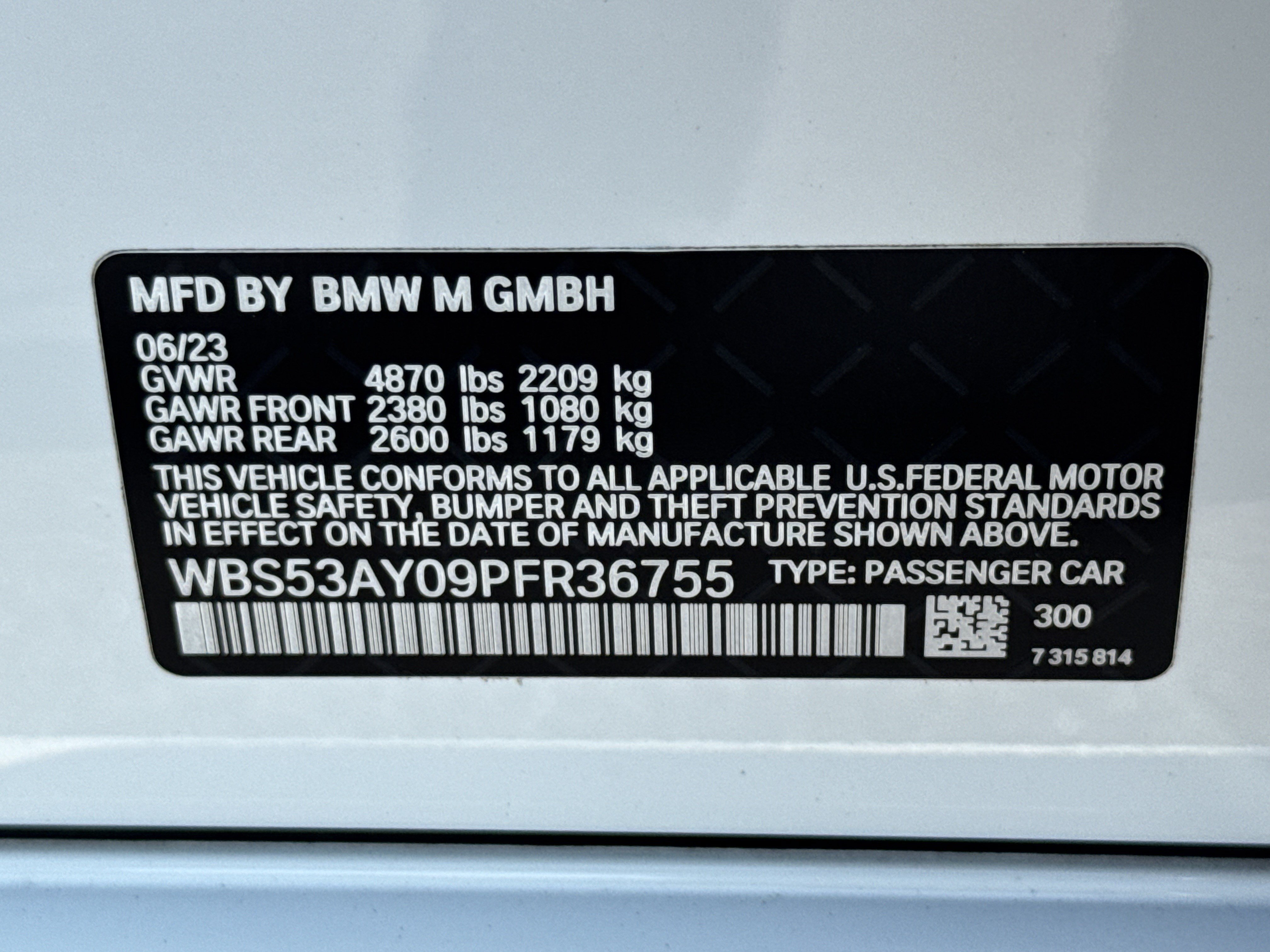 Used 2023 BMW M3 RWD image 35