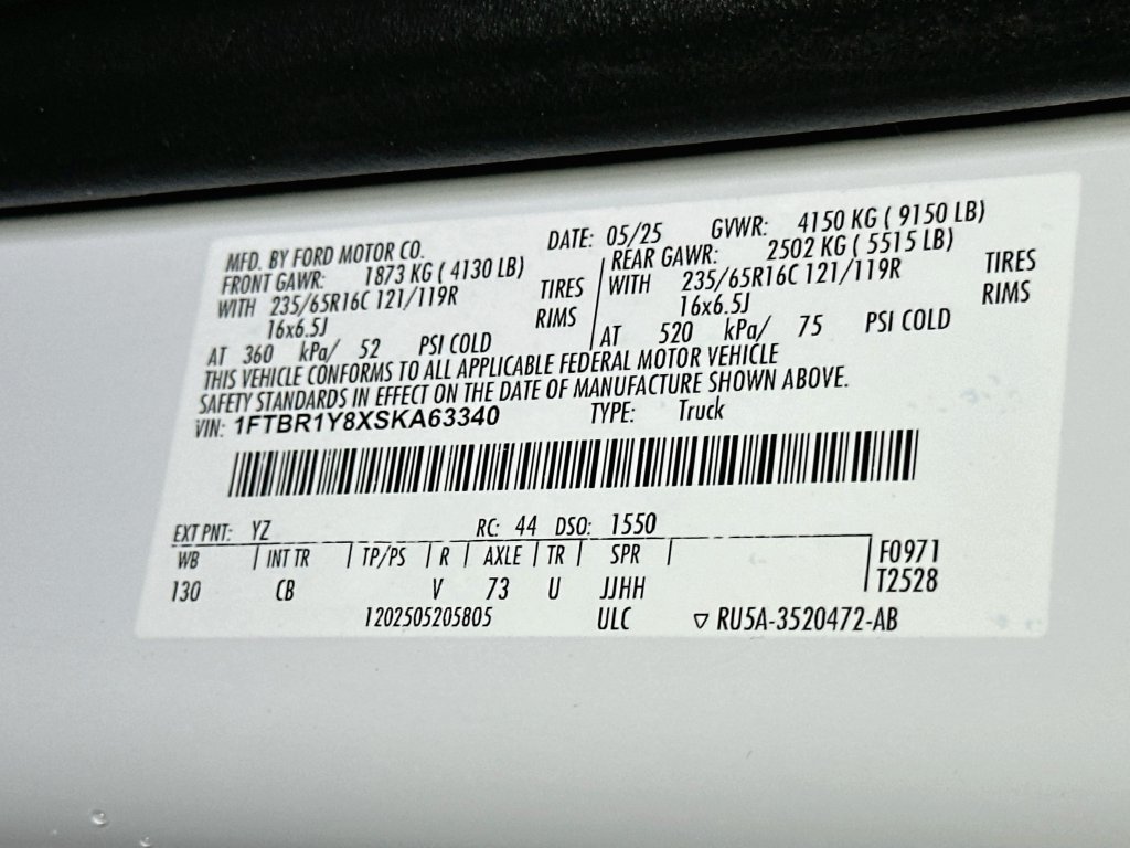 Used 2025 Ford Transit 250 Low Roof w/ Exterior Upgrade Package RWD image 22