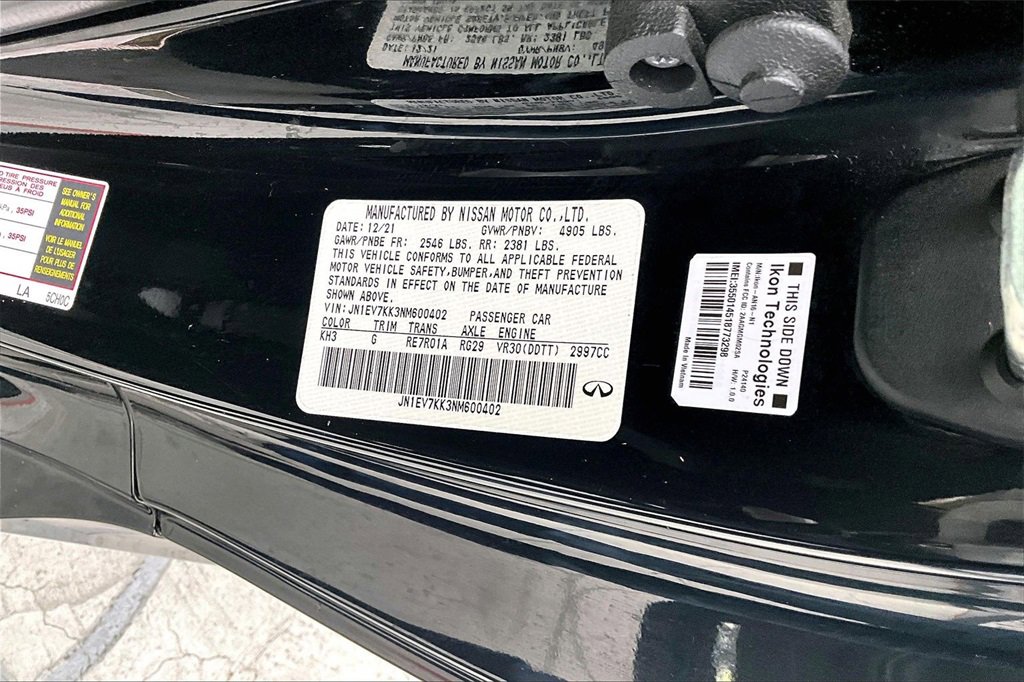 Used 2022 INFINITI Q60 3.0t Luxe w/ Essential Package image 16