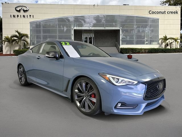 Used 2022 INFINITI Q60 Red Sport 400 w/ Carbon Fiber Package RWD 360° Tour