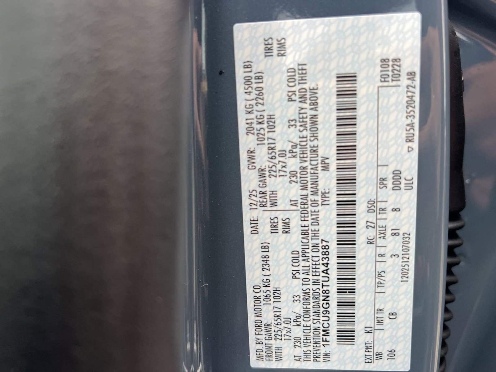 New 2026 Ford Escape Active w/ Cold Weather Package image 27