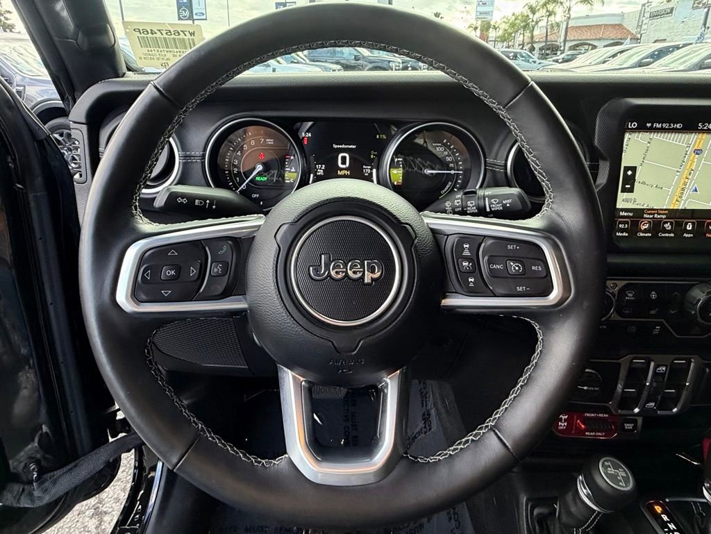 Used 2021 Jeep Wrangler Unlimited Rubicon 4xe w/ Steel Bumper Group AWD/4WD image 19