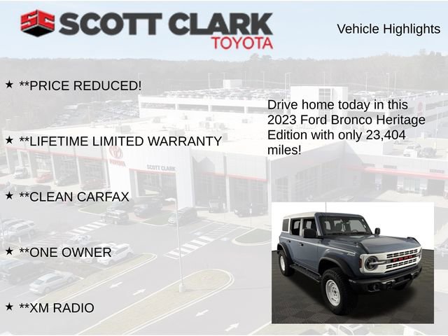 Used 2023 Ford Bronco Heritage Edition AWD/4WD image 8