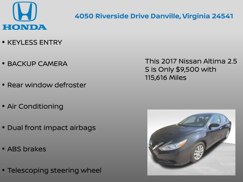 Used 2017 Nissan Altima 2.5 S FWD image 7