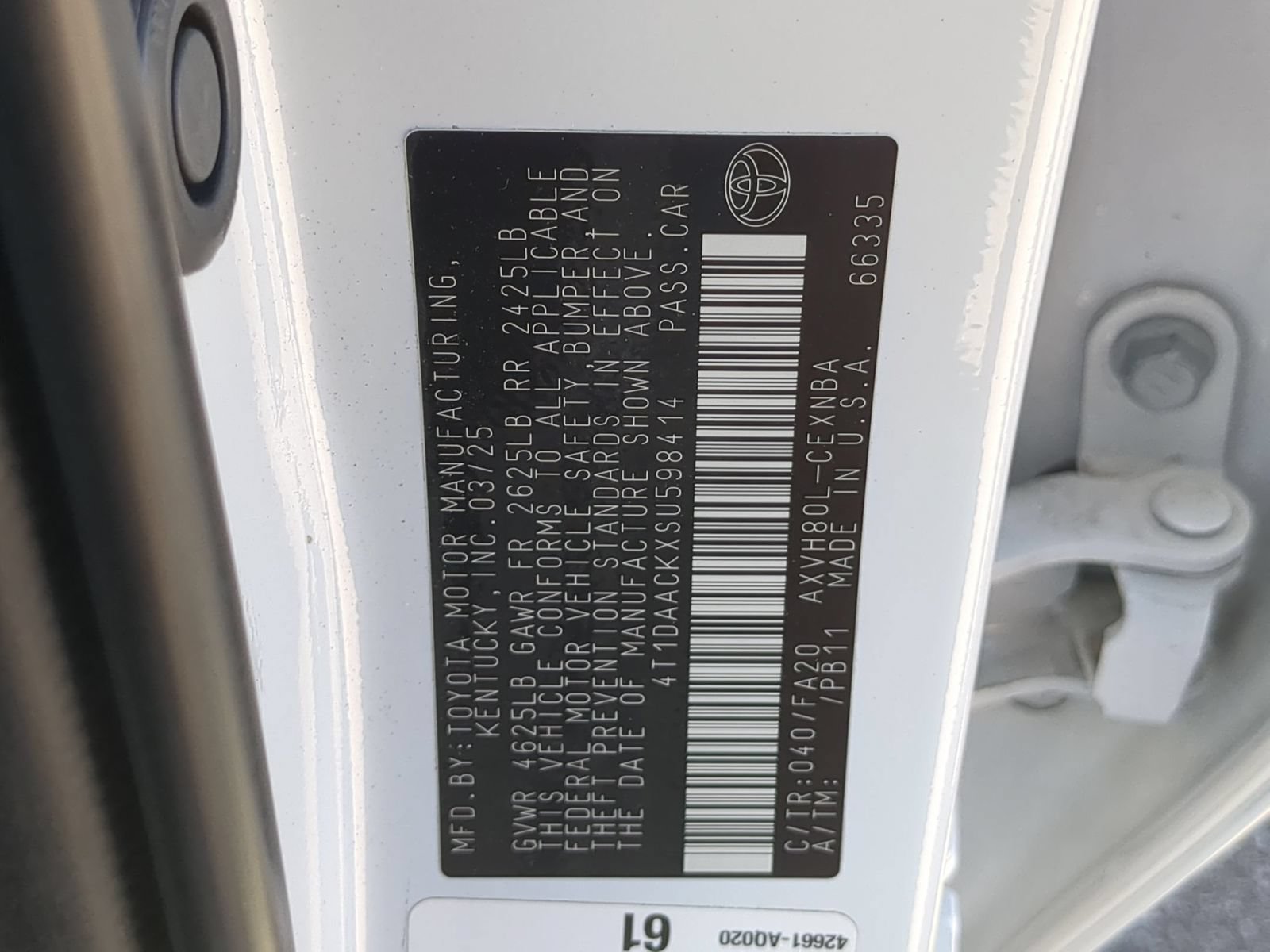 Used 2025 Toyota Camry LE FWD image 31
