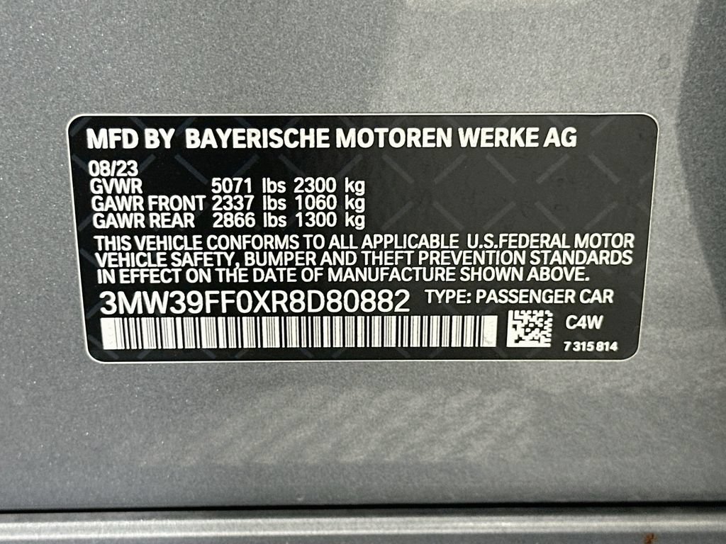 Certified 2024 BMW 330e w/ Premium Package RWD image 33