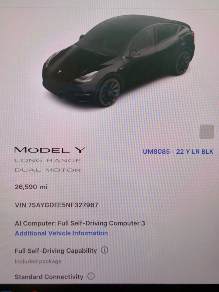 Used 2022 Tesla Model Y Long Range AWD/4WD image 2