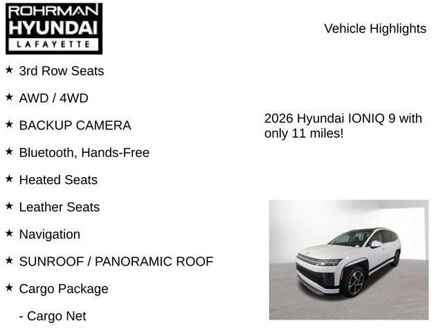 New 2026 Hyundai Ioniq 9 Limited image 8