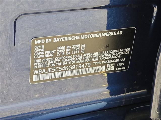 Used 2019 BMW 540i w/ Executive Package RWD image 26