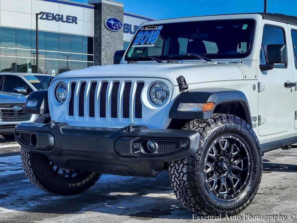 Used 2018 Jeep Wrangler Unlimited Sport image 2