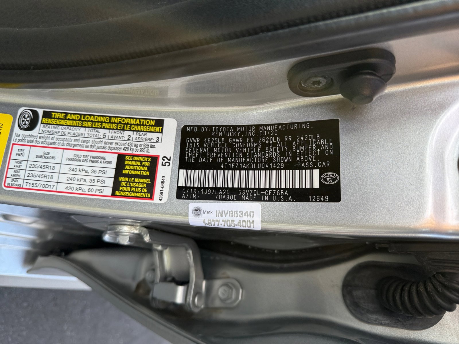 Used 2020 Toyota Camry XLE image 25