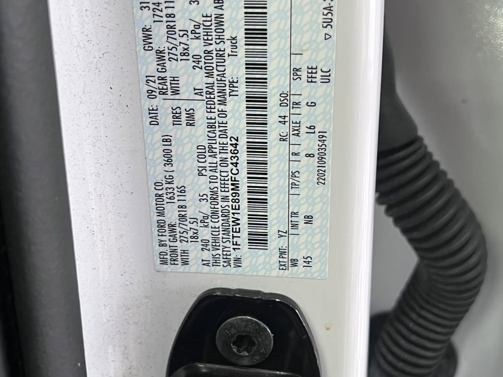 Used 2021 Ford F150 Tremor w/ Equipment Group 402A High image 58