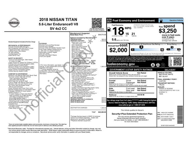 Used 2018 Nissan Titan SV w/ SV Convenience Package image 4