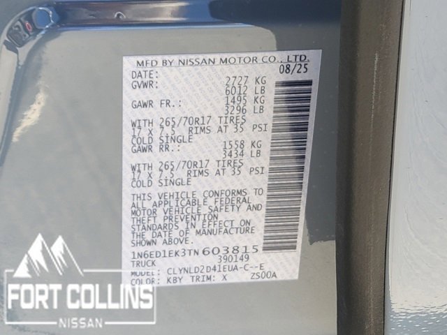 New 2026 Nissan Frontier PRO-4X image 11