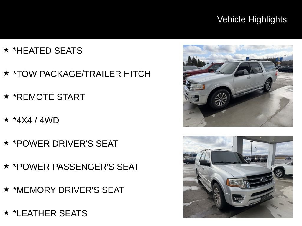 Used 2017 Ford Expedition EL XLT w/ Equipment Group 202A image 4