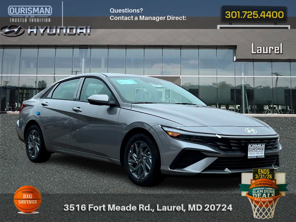 New 2026 Hyundai Elantra Blue