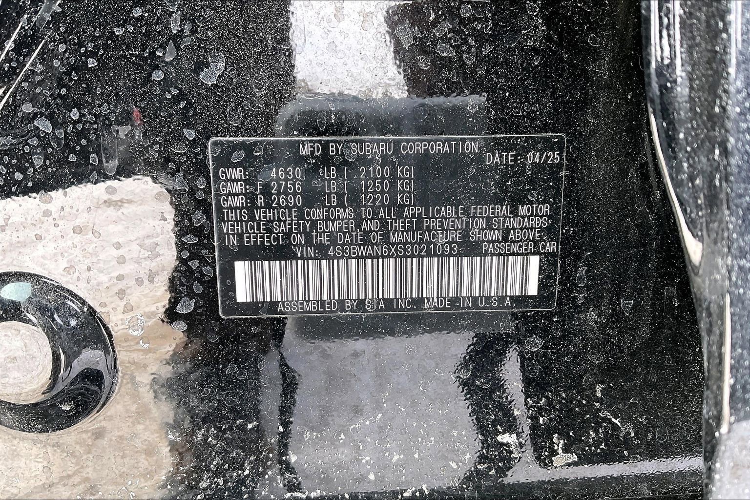 Used 2025 Subaru Legacy Limited image 28